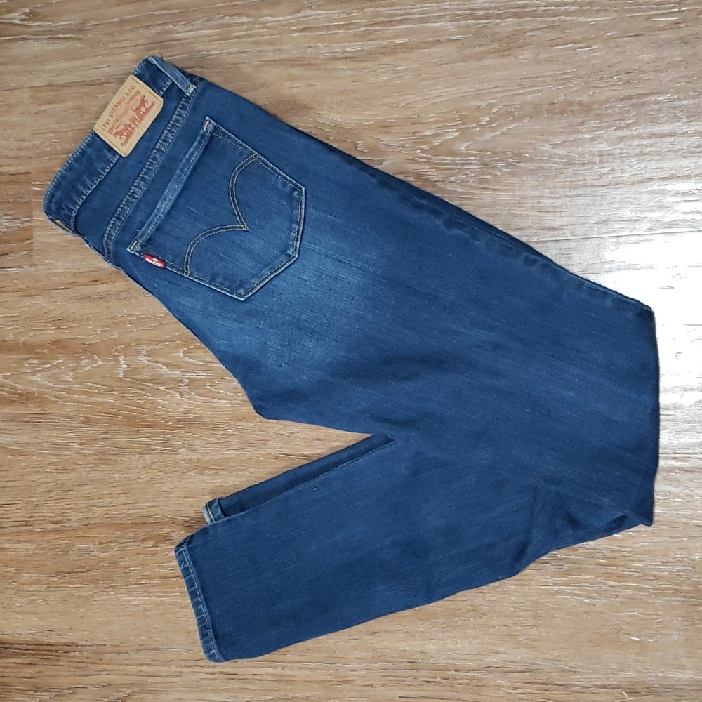 (27W/32L) Levi's 711 Skinny Medium Wash Stretch Denim Contemporary Classic